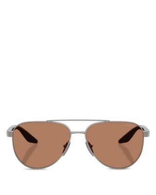 Prada Sport Linea Rossa Aviator Sunglasses, 58mm