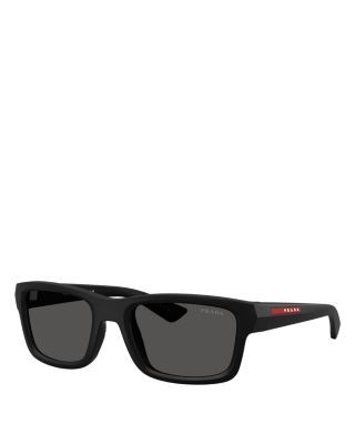Prada Sport Linea Rossa Ps Rectangular Sunglasses, 54mm