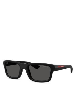 Prada Sport Linea Rossa Rectangular Sunglasses, 54mm
