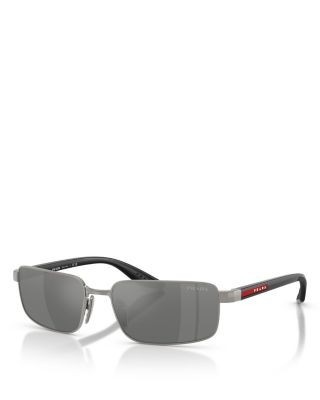 Prada Sport Linea Rossa Rectangular Sunglasses, 59mm
