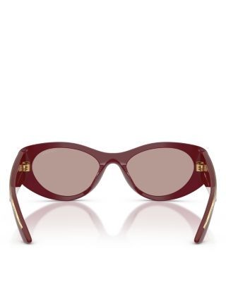 Prada Oval Sunglasses, 53mm