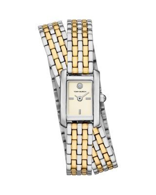 Tory Burch The Mini Eleanor Double Wrap Watch, 17mm x 25mm