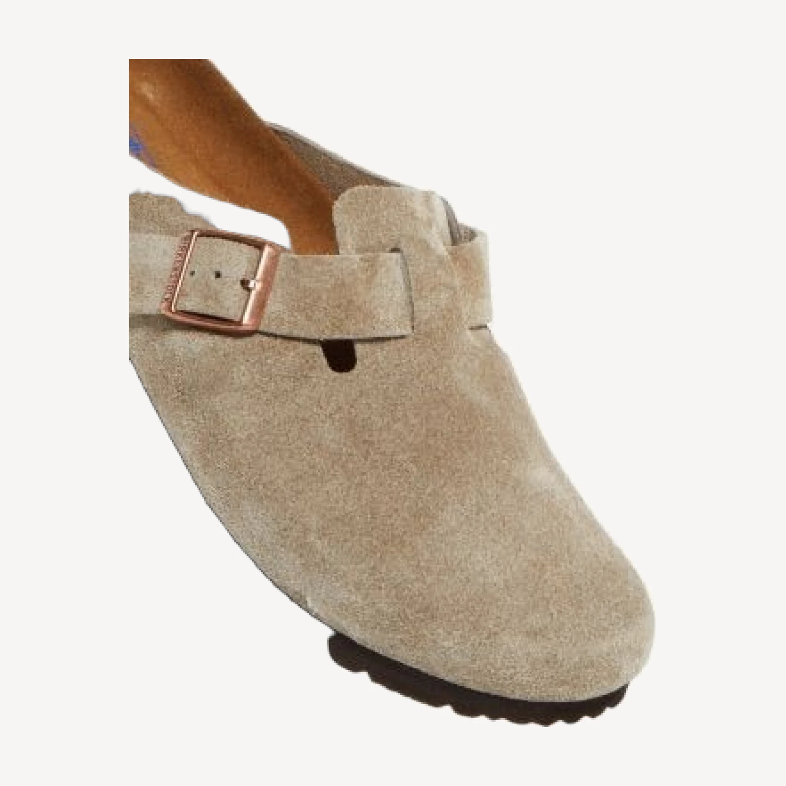 Birkenstock Men's Boston Clogs in Taupe