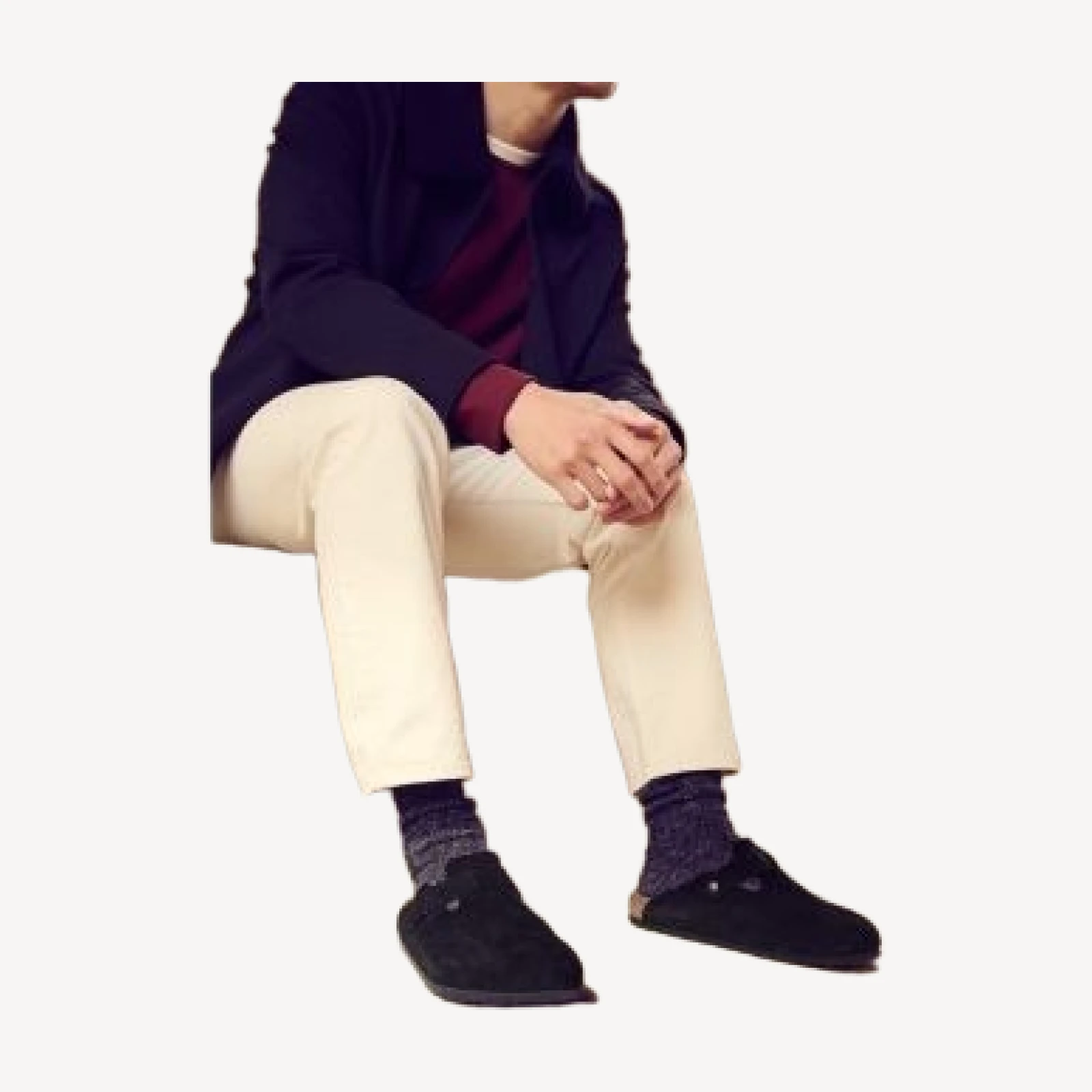 Birkenstock Men's Boston Clogs in Black