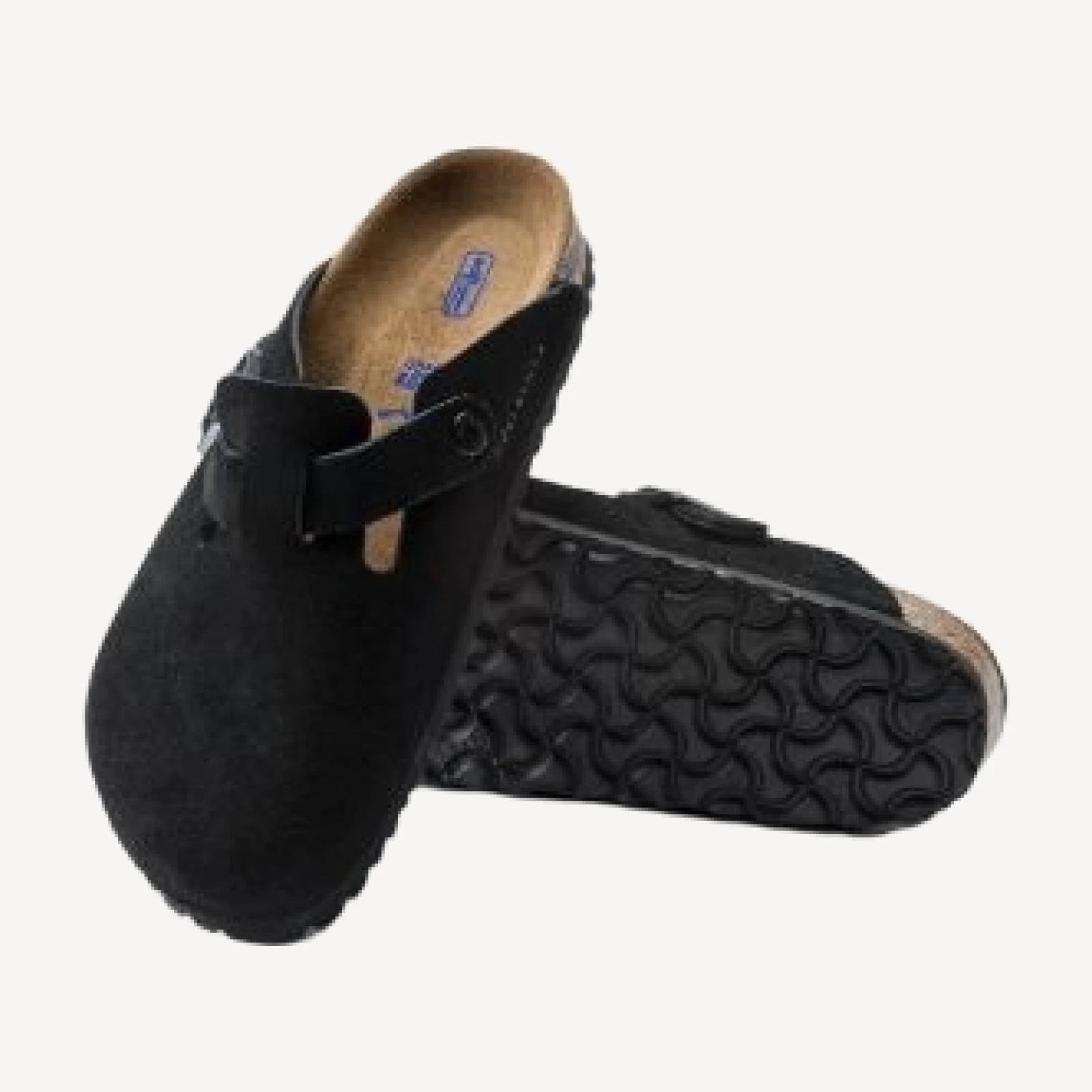 Birkenstock Men's Boston Clogs in Black