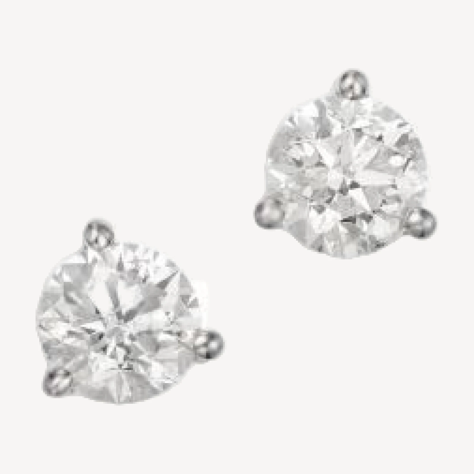 Bloomingdale's Fine Collection Certified Diamond Martini Set Stud Earrings in 14K White Gold, 1.5 tcw