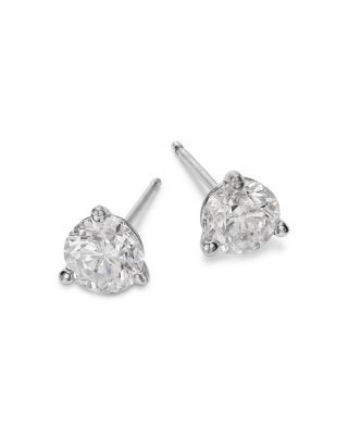 Bloomingdale's Fine Collection Certified Diamond Martini Set Stud Earrings in 14K White Gold, 2.0 tcw