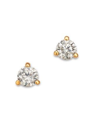 Bloomingdale's Fine Collection Diamond Stud Earrings in 14K Yellow Gold, 0.40 tcw