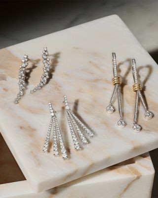 Bloomingdale's Fine Collection Diamond Drop Earrings in 14K Yellow & White Gold, 1.0 tcw