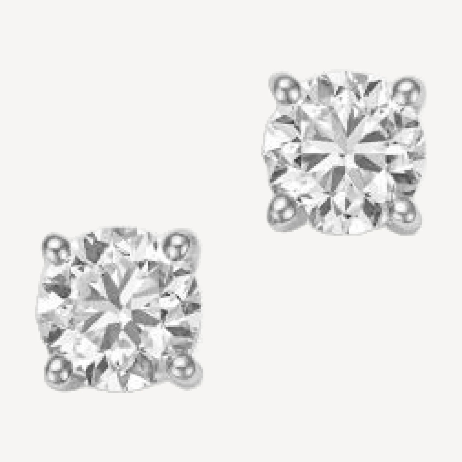Bloomingdale's Fine Collection Diamond Certified Solitaire Studs in 14K White Gold, 2.0 tcw