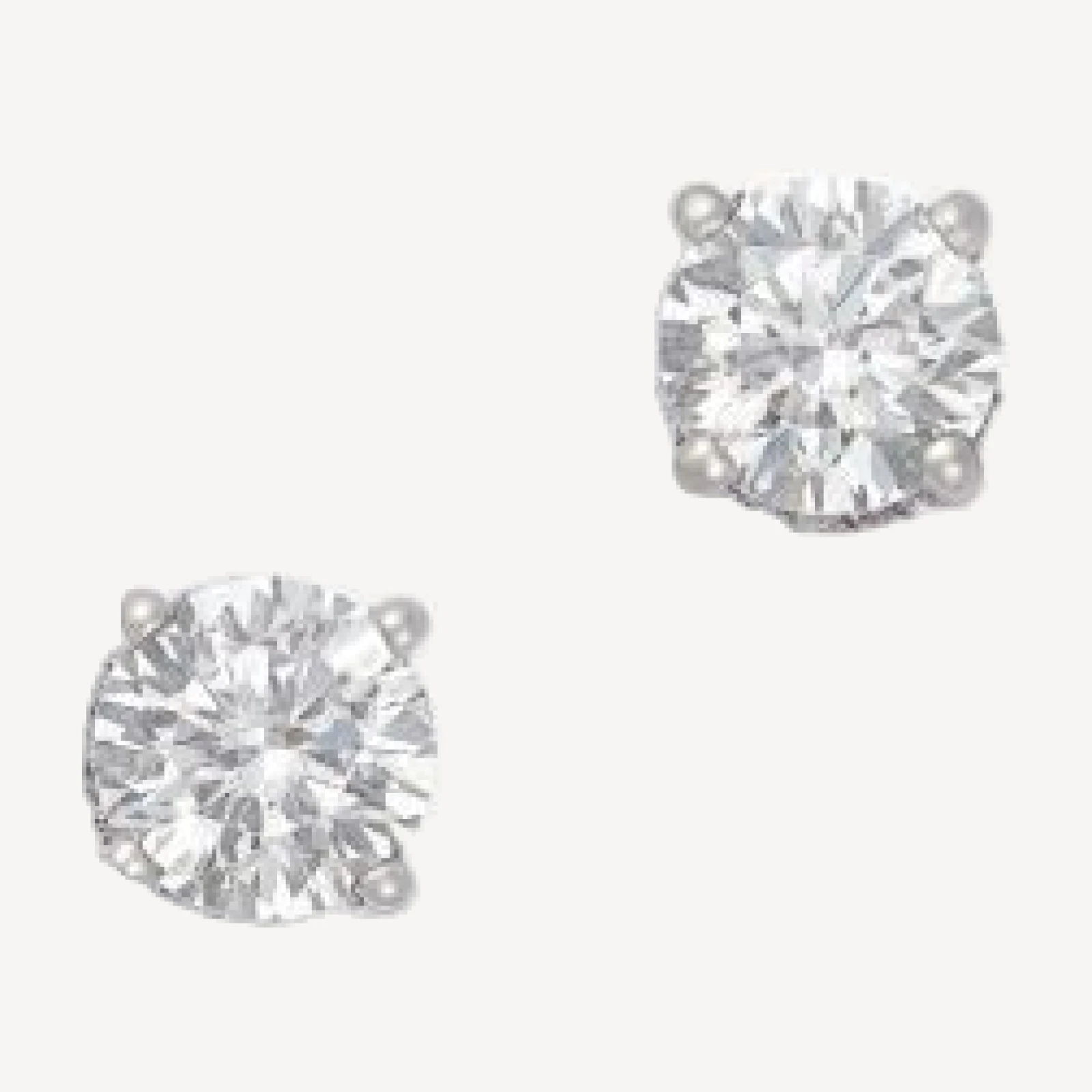 Bloomingdale's Fine Collection Luxe Collection Certified Lab Grown Diamond Hidden Halo Stud Earrings in Platinum White, 2.0 tcw