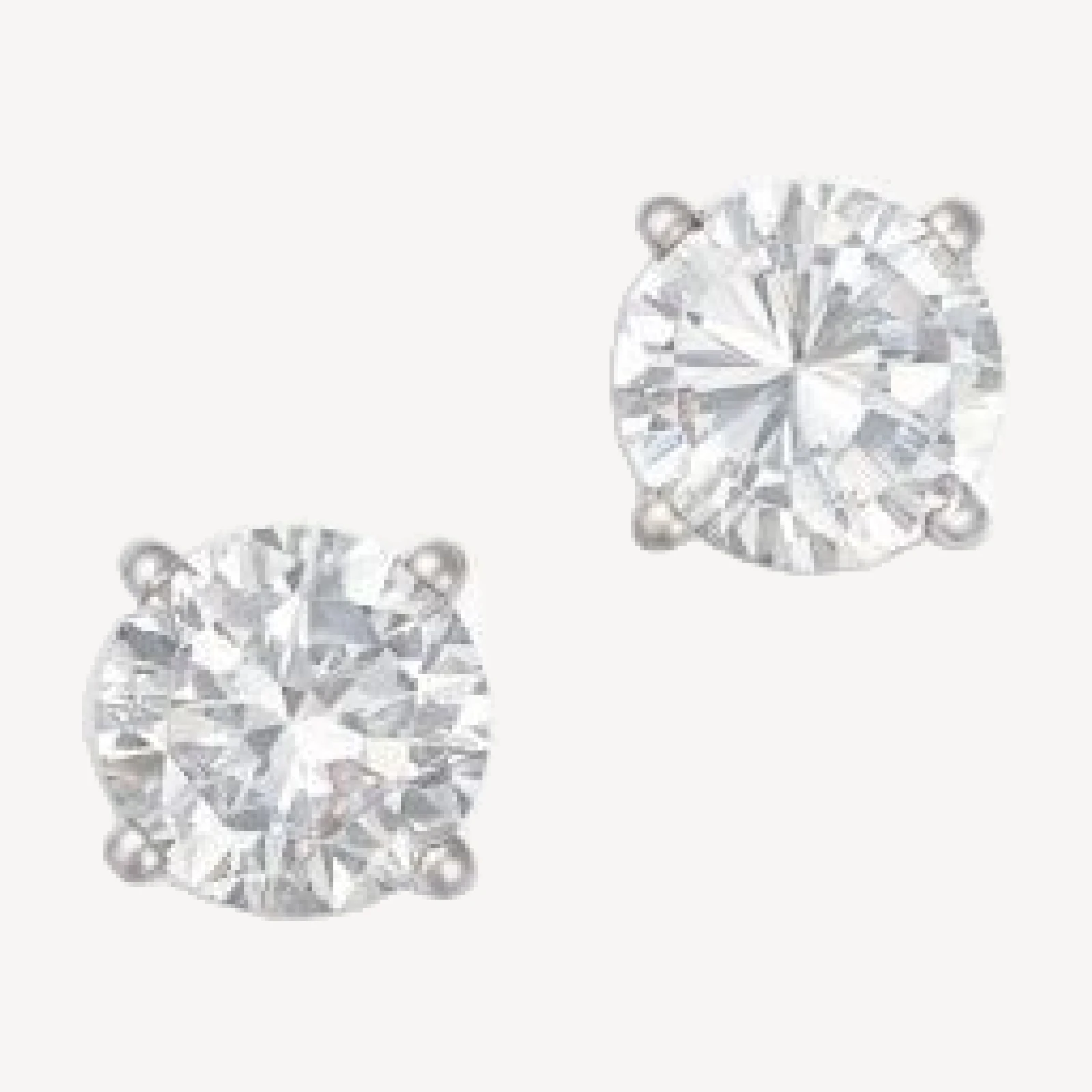 Bloomingdale's Fine Collection Luxe Collection Certified Lab Grown Diamond Hidden Halo Stud Earrings in Platinum White, 5.0 tcw
