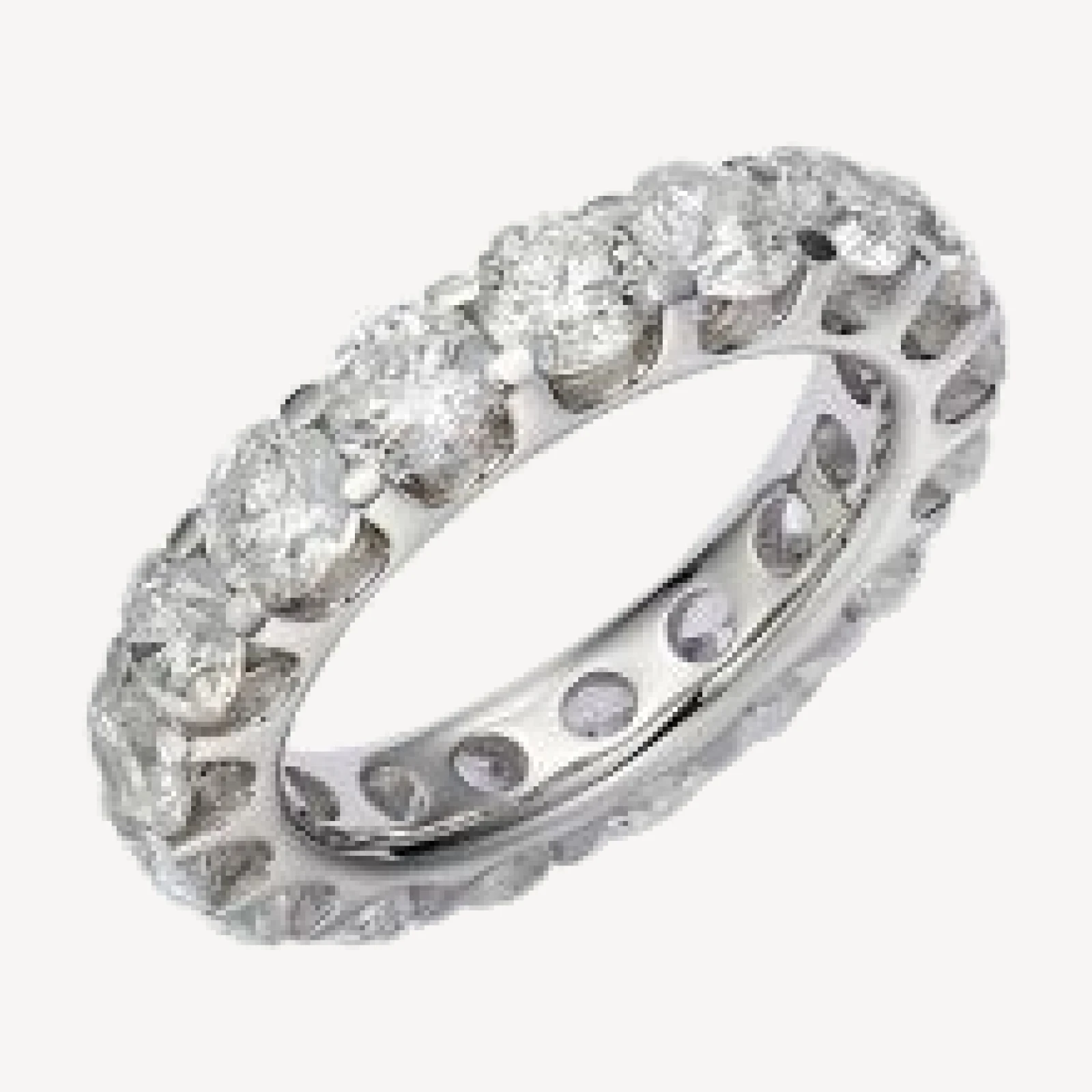 Bloomingdale's Fine Collection Diamond Eternity Band in 14K White Gold, 2.0 tcw