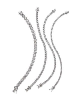 Bloomingdale's Fine Collection Certified Colorless Diamond Tennis Bracelet in 14K White Gold 3.0 tcw