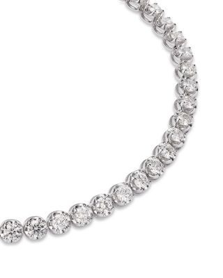 Bloomingdale's Fine Collection Certified Colorless Diamond Tennis Bracelet in 14K White Gold 3.0 tcw