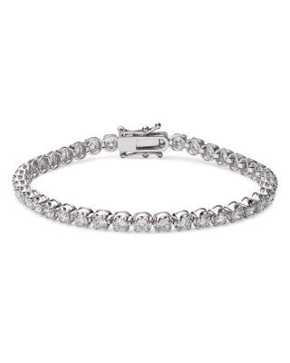 Bloomingdale's Fine Collection Certified Colorless Diamond Tennis Bracelet in 14K White Gold 5.0 tcw