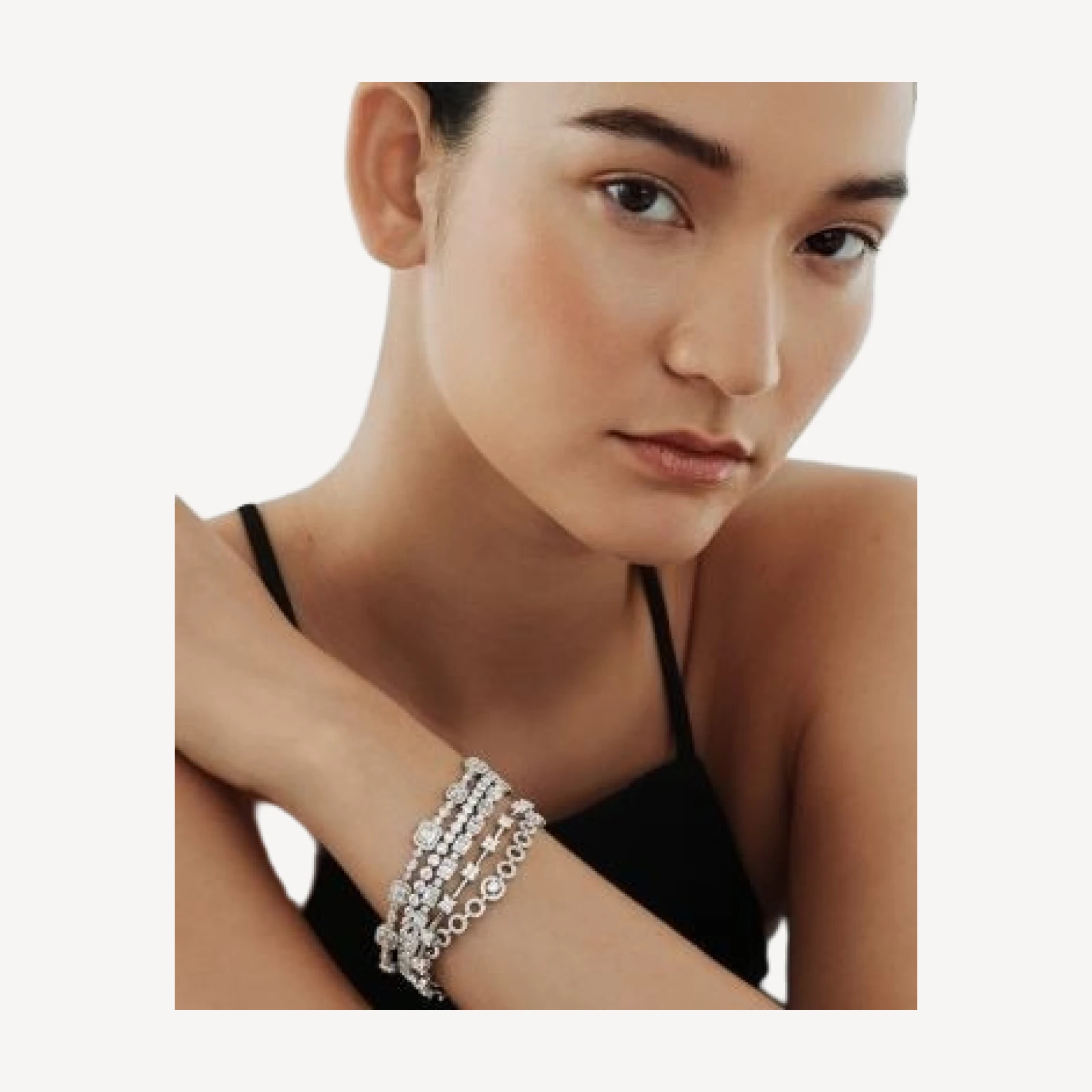 Certified Diamond Tennis Bracelet in 14K White Gold, 6.0 tcw