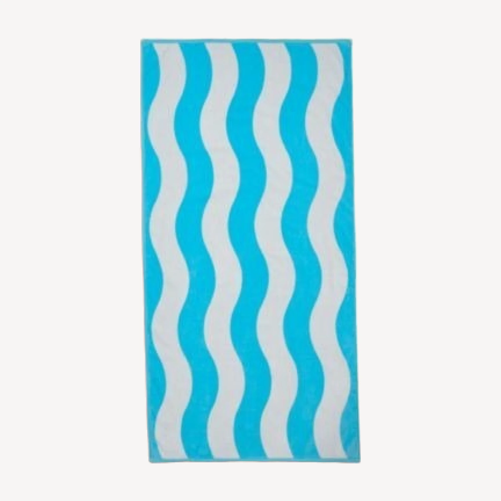 Aqua Wave Stripe Beach Towel - Exclusive
