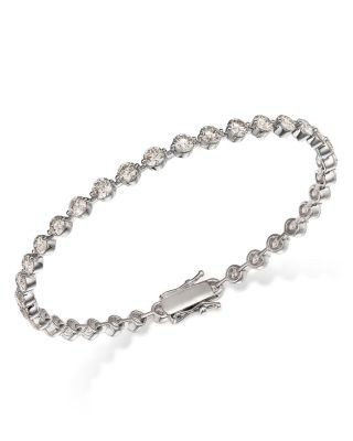 Bloomingdale's Fine Collection Certified Diamond Tennis Bracelet in 14K White Gold, 7.0 tcw