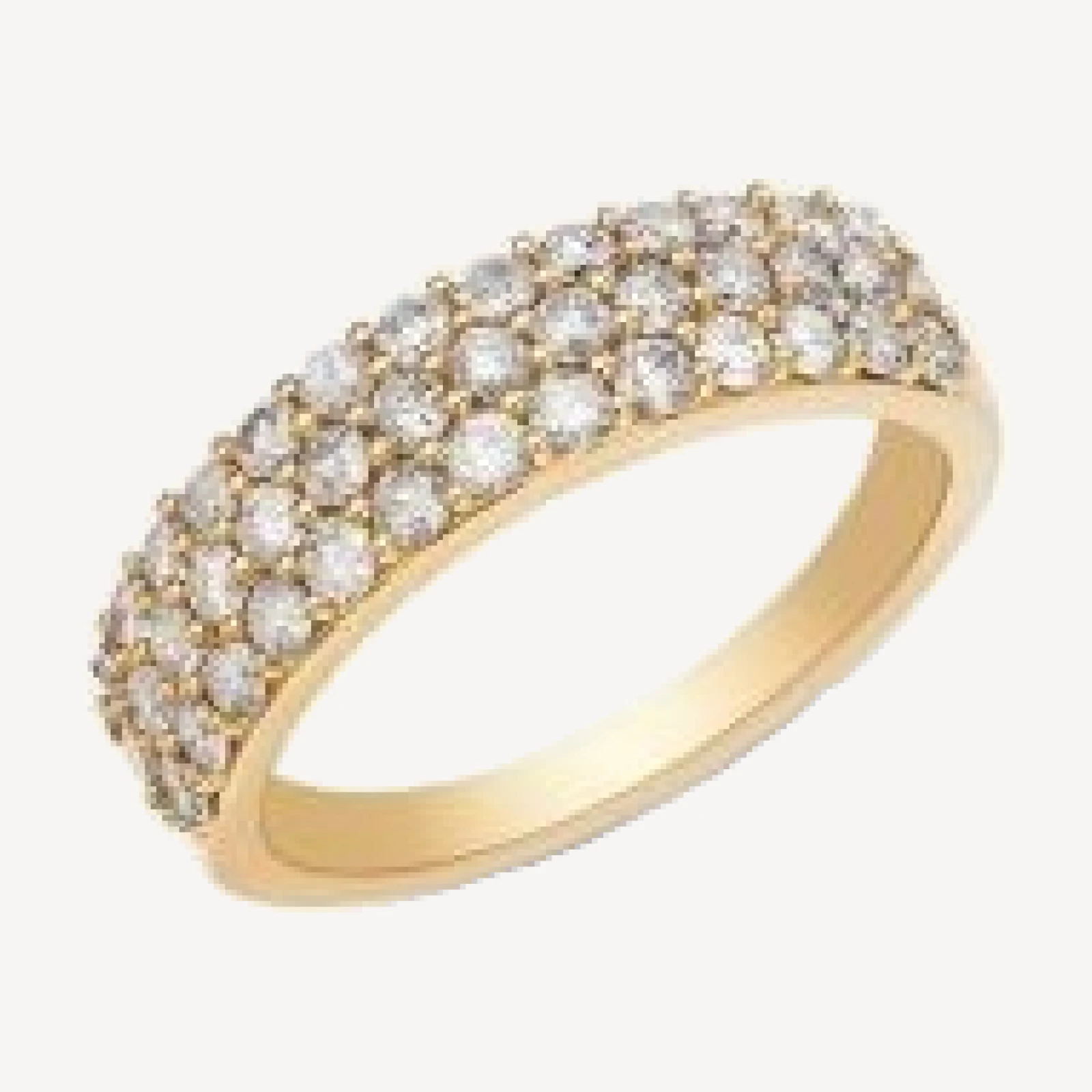 Bloomingdale's Fine Collection Diamond Multi-Row Ring in 14K Yellow Gold, 1.0 tcw