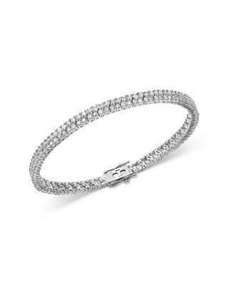 Bloomingdale's Fine Collection Diamond Double Row Tennis Bracelet in 14K Gold, 4.50 tcw