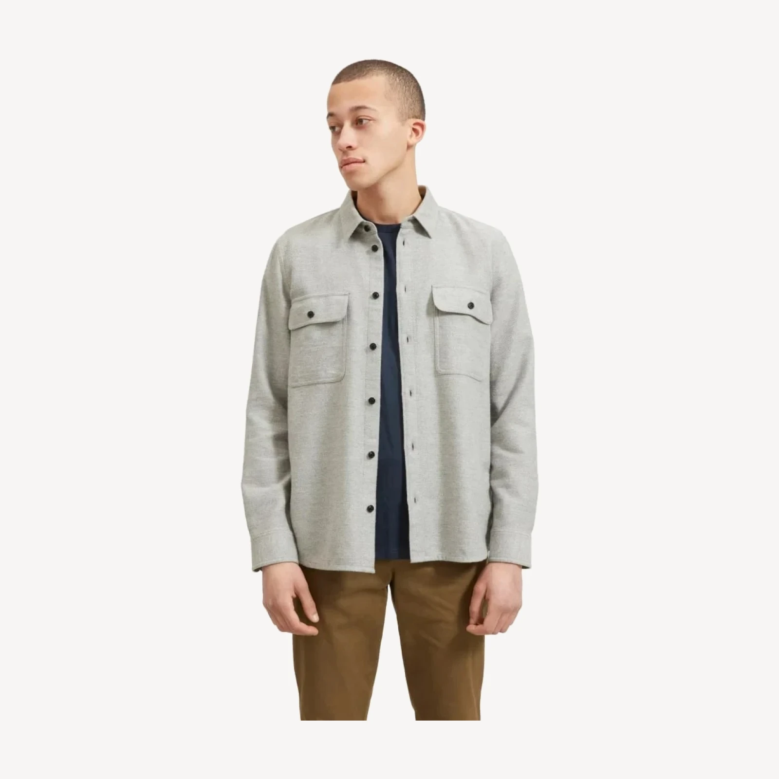 The Heavyweight Overshirt | Uniform | Heathered Grey