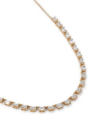 Bloomingdale's Fine Collection Luxe Collection Certified Lab Grown Diamond Necklace in 14K Yellow Gold, 3.0 tcw