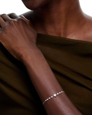 Bloomingdale's Fine Collection Luxe Collection Certified Lab Grown Diamond Bracelet in 14K Gold, 1.0 tcw
