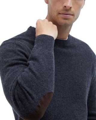 Barbour Elbow Patch Crewneck Sweater
