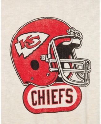 Junk Food Clothing Women's Kansas City Chiefs Helmet Crop Thermal