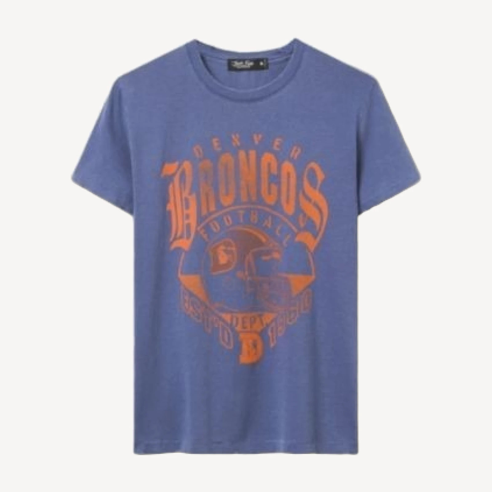 Junk Food Clothing Women's Denver Broncos Gridiron Vintage Tee