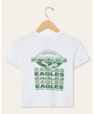 Junk Food Clothing Women's Philadelphia Eagles Repeat Baby Tee