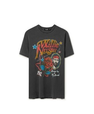 Junk Food Clothing Unisex Willie Nelson Always On My Mind Vintage Tee
