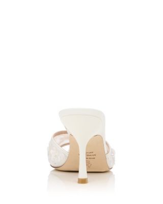 Stuart Weitzman Women's Embellished Slide Sandals