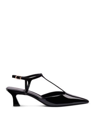 Stuart Weitzman Women's Vinnie T Strap Pumps