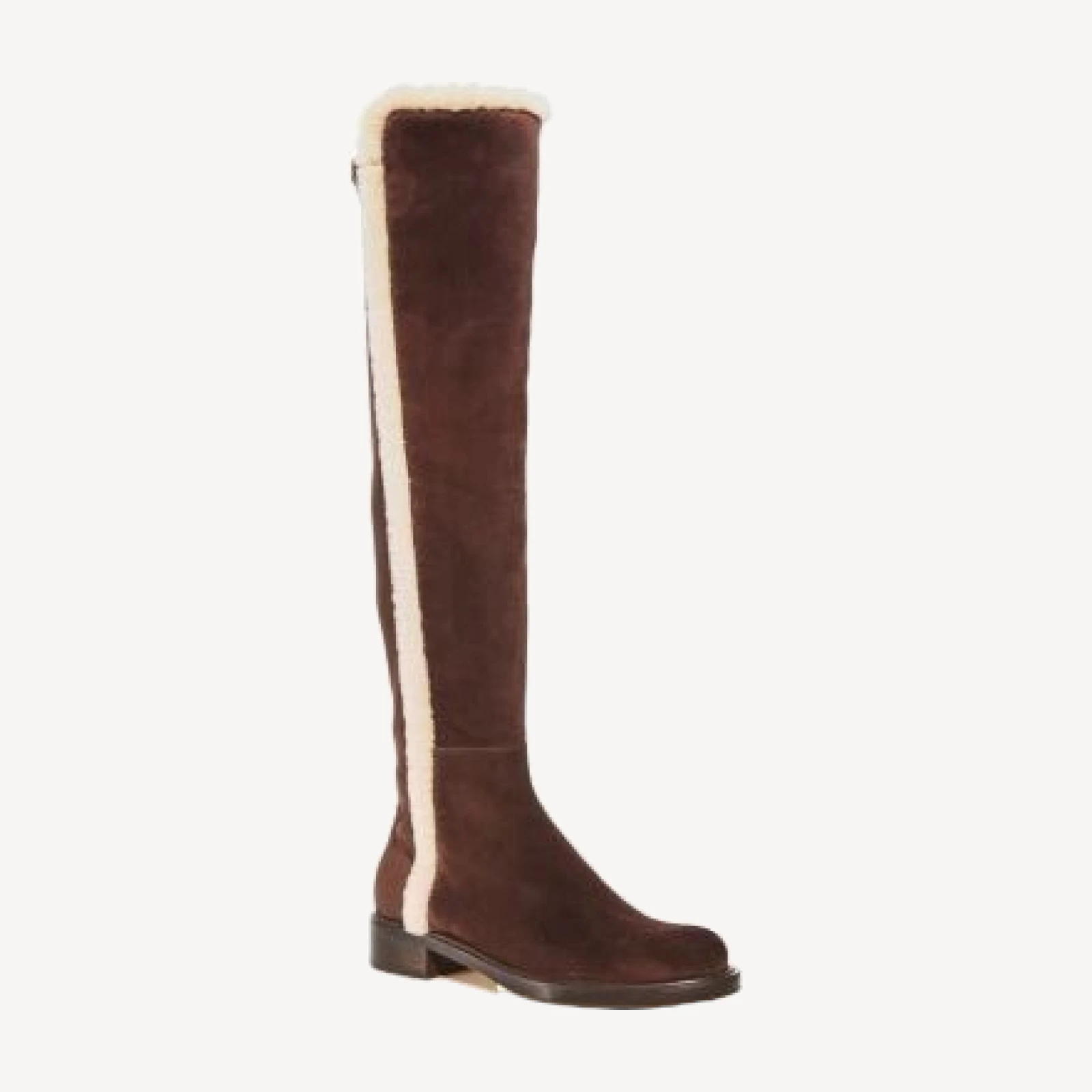 Stuart Weitzman Women's 5050 Cozy Gisele Shearling Trimmed Boots