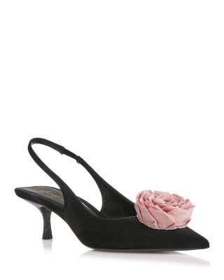 Stuart Weitzman Women's Paloma 50 Embellished Slingback Pumps