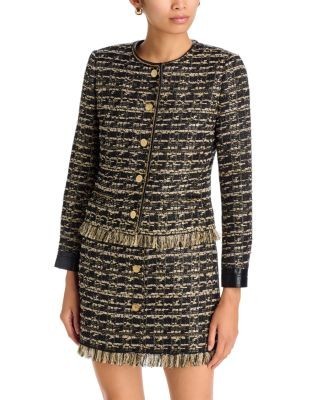 Kobi Halperin Jordan Fringe Trim Jacket