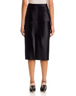 Kobi Halperin Cindy Calf Hair Midi Skirt