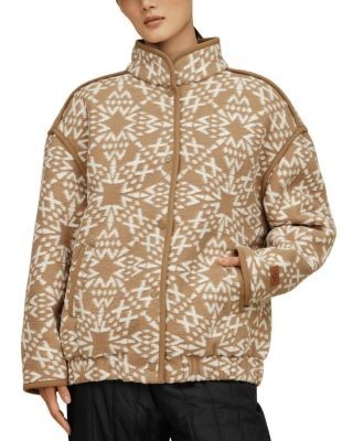 Ugg Bright Snap Front Sherpa Fleece Jacket