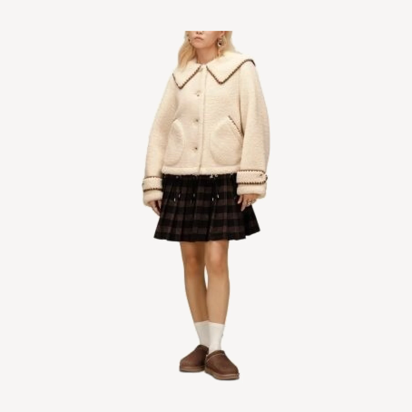 Ugg Nikia Fleece Collared Jacket