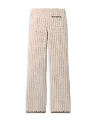 Ugg Rylynn Cable Knit Straight Leg Sweater Lounge Pants