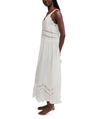 Free People Voile And Lace Sleeveless Midi Dress