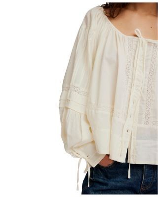 Free People La Lune Cotton Top