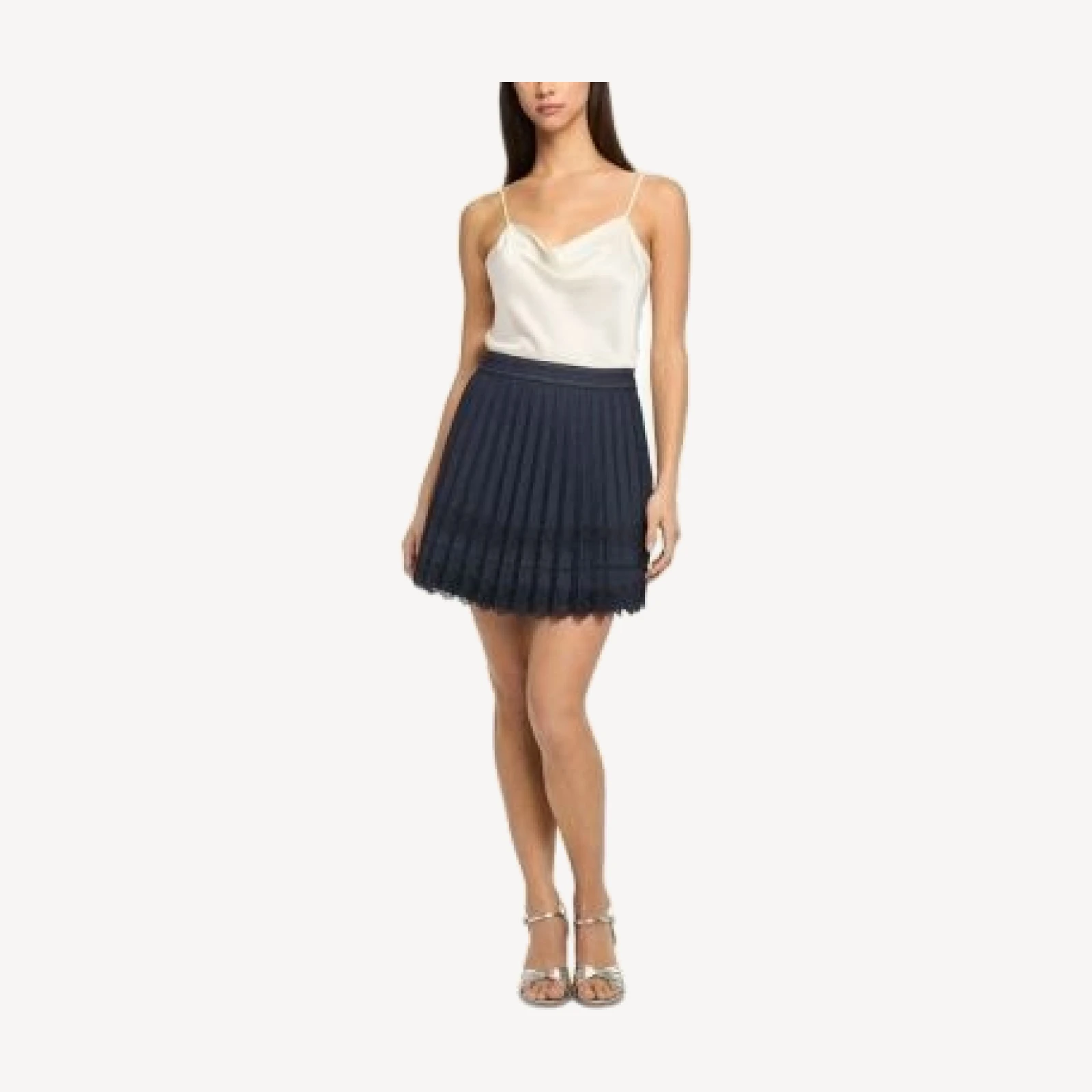 Cinq a Sept Laney Pleated Mini Skirt