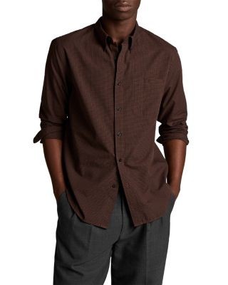 Vince Carnes Plaid Cotton Long Sleeve Shirt