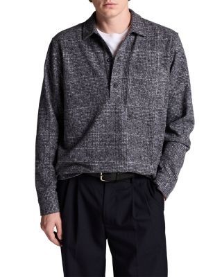 Vince Donegal Knit Polo Shirt