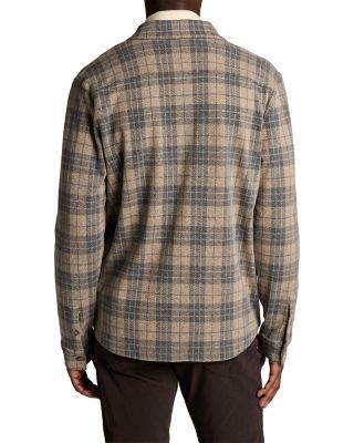 Vince Tartan Plaid Regular Fit Button Down Shirt