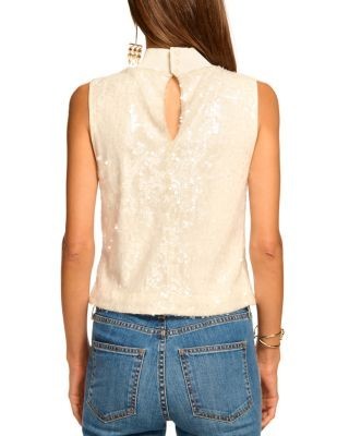 Ramy Brook Cellina Sequined Top