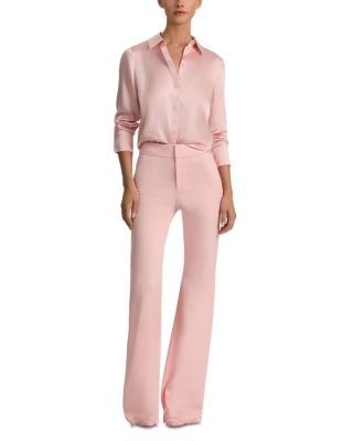 Alice and Olivia Andrew Mid Rise Bootcut Pants